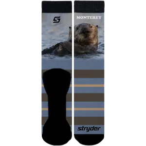 Monterey Sea Otter Brown/Tan Socks