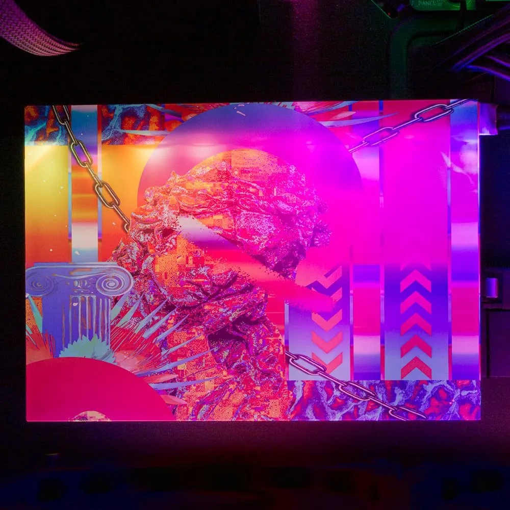 Orange Soda RGB HDD Cover Horizontal