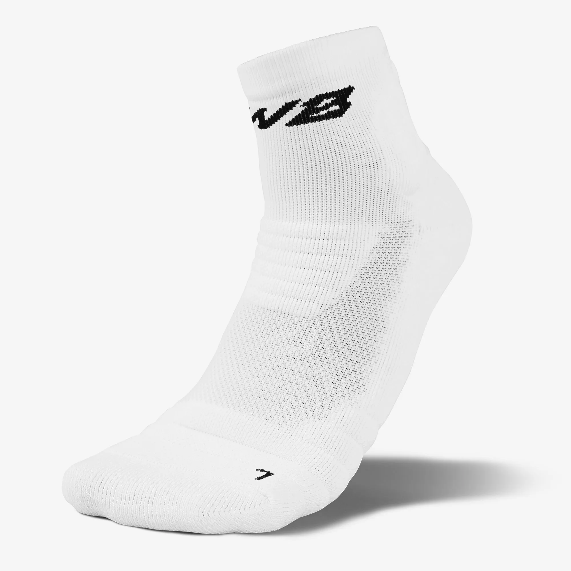 PADDED QTR SOCKS 2.0 (WHITE)