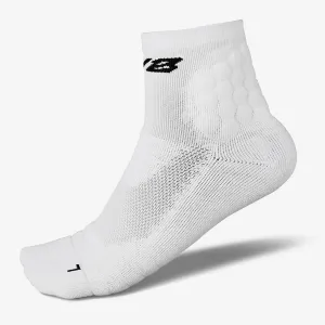 PADDED QTR SOCKS 2.0 (WHITE)