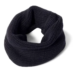 Pure Merino Wool Neck Warmer Black