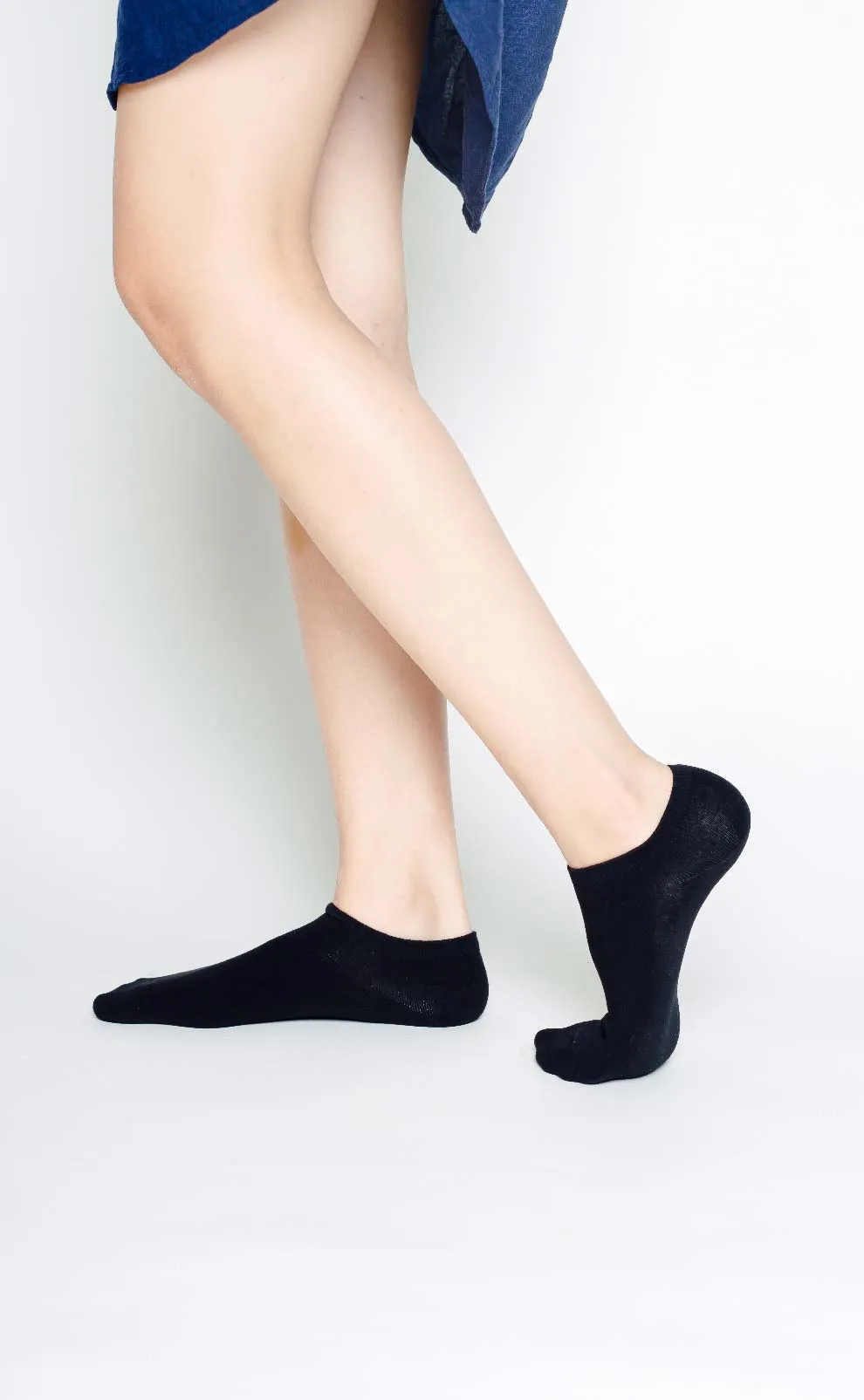Pure •  Women Low Cut Ankle Socks (Black)