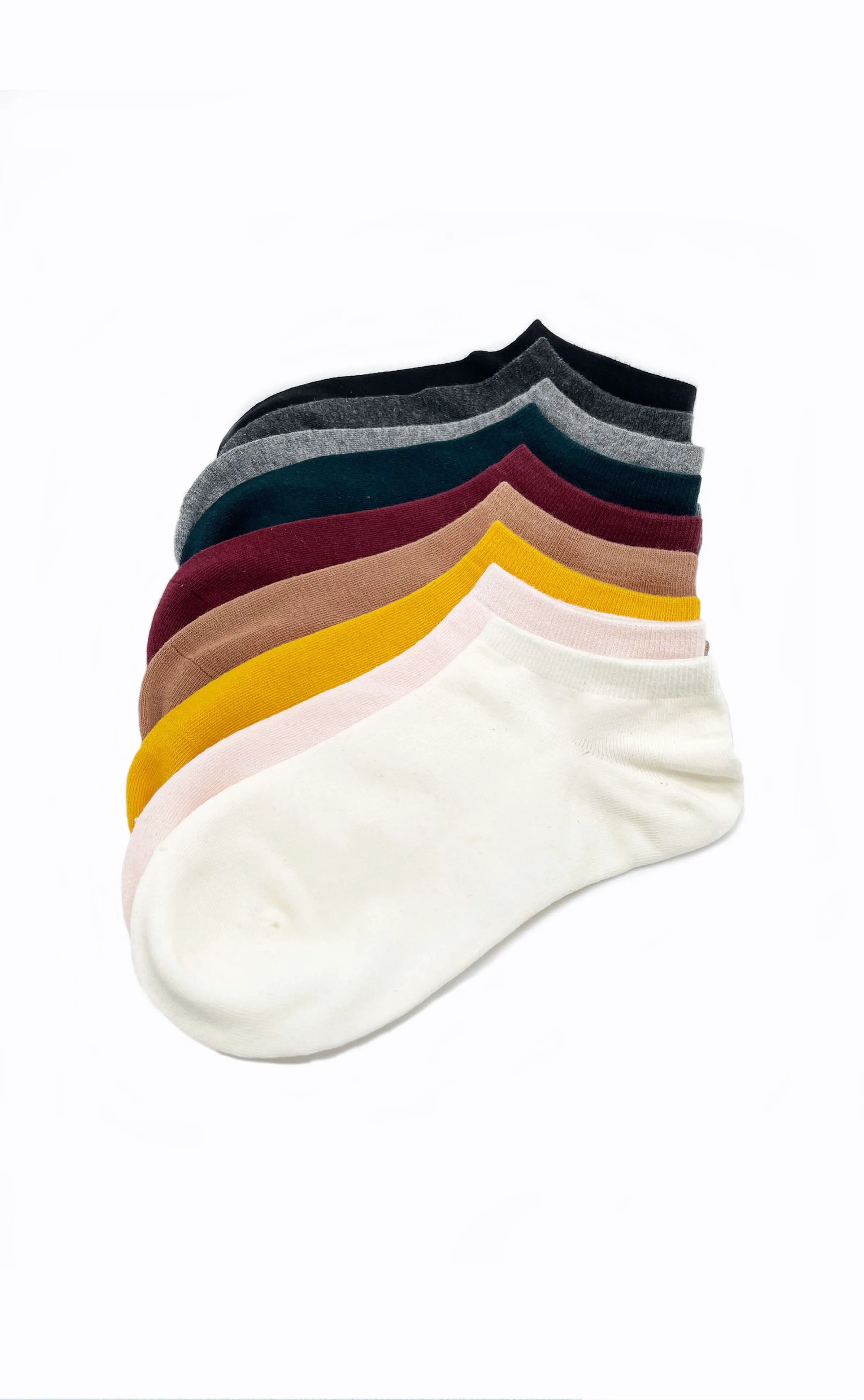 Pure •  Women Low Cut Ankle Socks (Black)