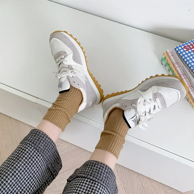 Retro Crew Tube Casual Socks