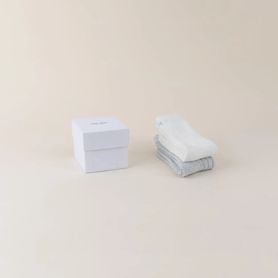 Ribbed Lounge Socks Gift Box