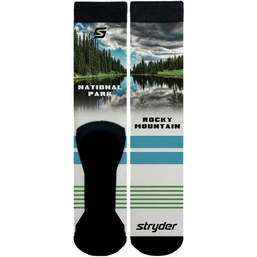 Rocky Mountain Lake Irene NP Socks