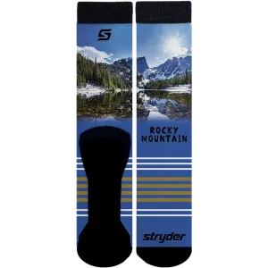 Rocky Mtn Landscape Mountain Socks