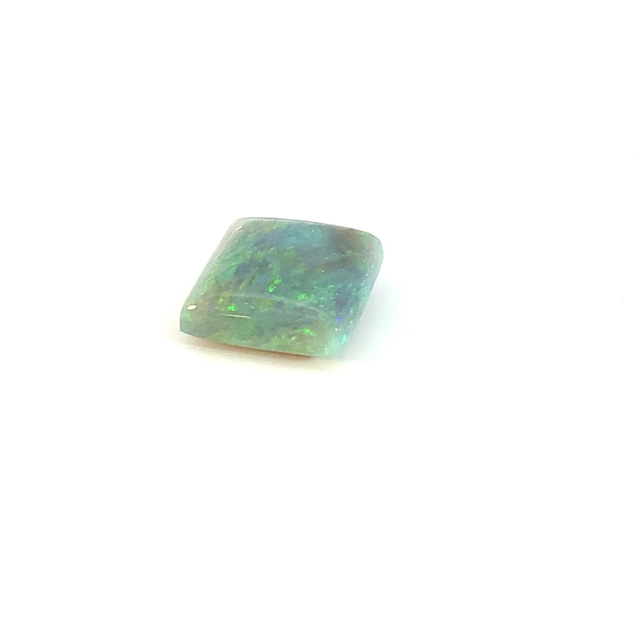 Square shape Black Opal Red Yellow Green 7ct