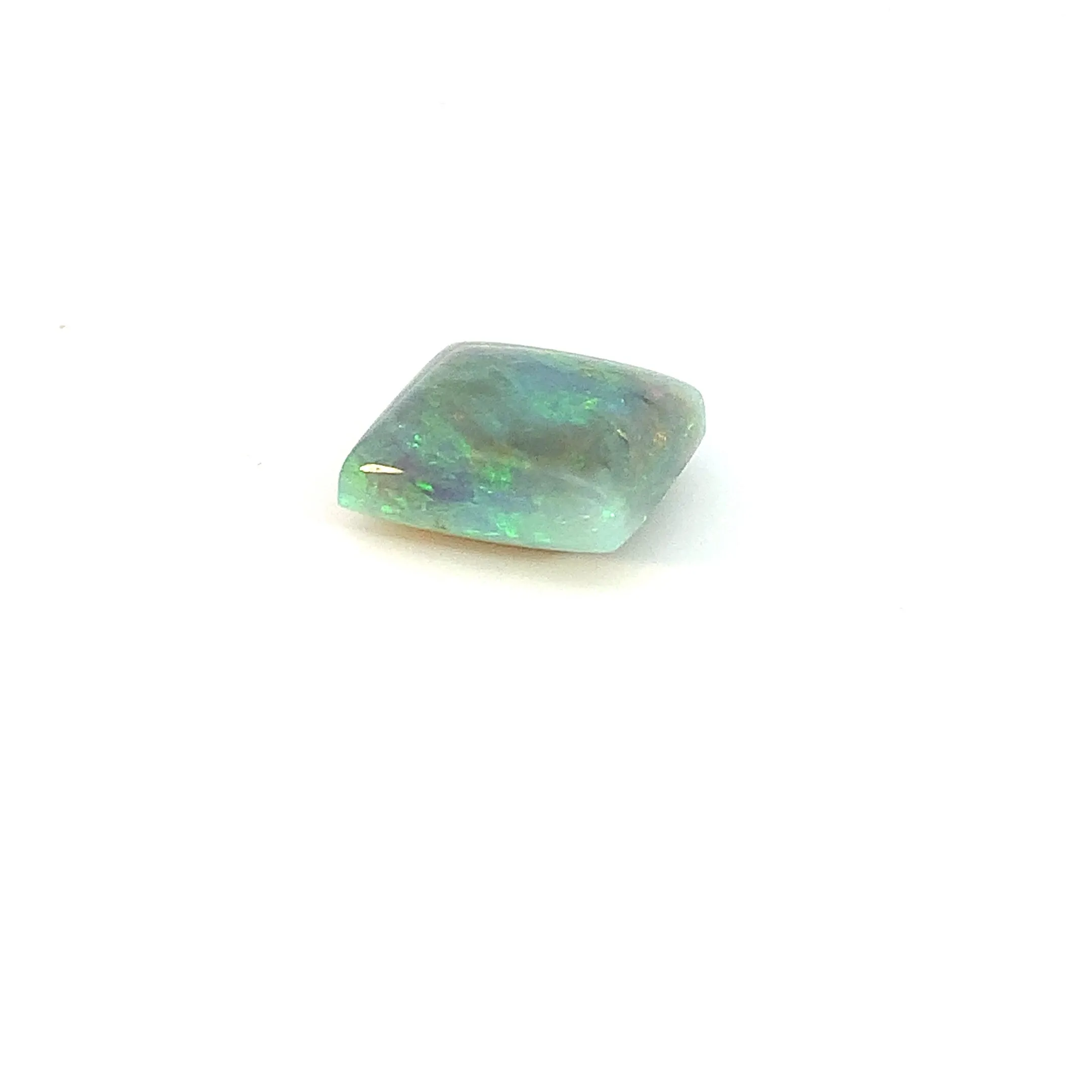 Square shape Black Opal Red Yellow Green 7ct