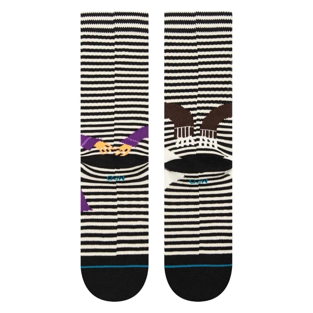 Stance X Willy Wonka Oompa Loompa Socks - Black/White