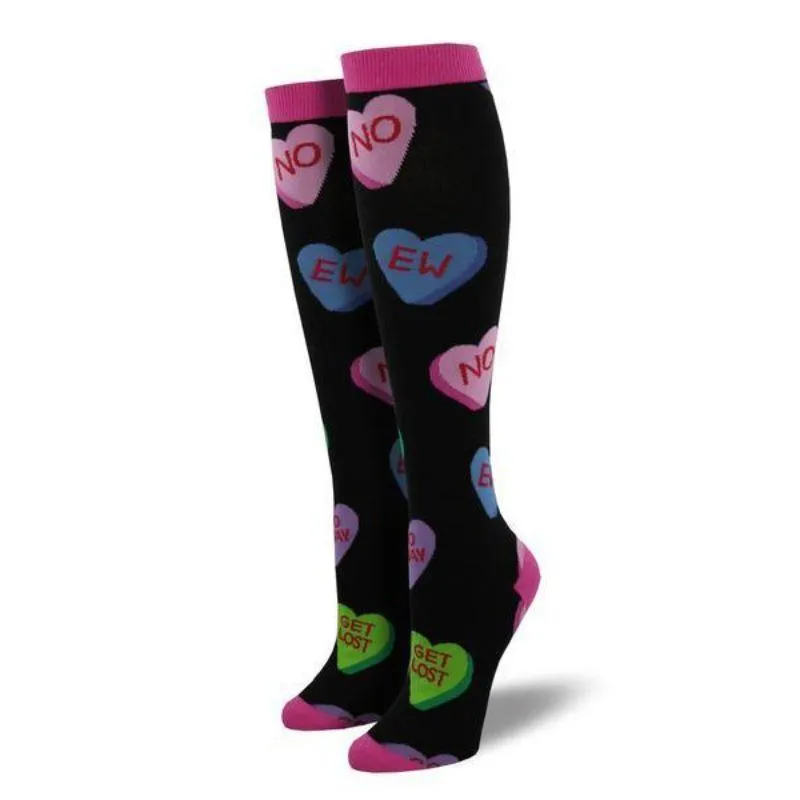 Tart Hearts Socks Women's Knee High Sock