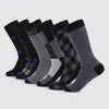 Traditional Man Dress Crew Socks 6 Pack