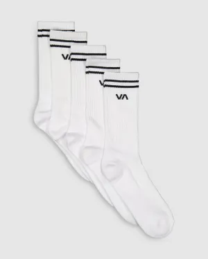 Union Sock III 5 Pack - White