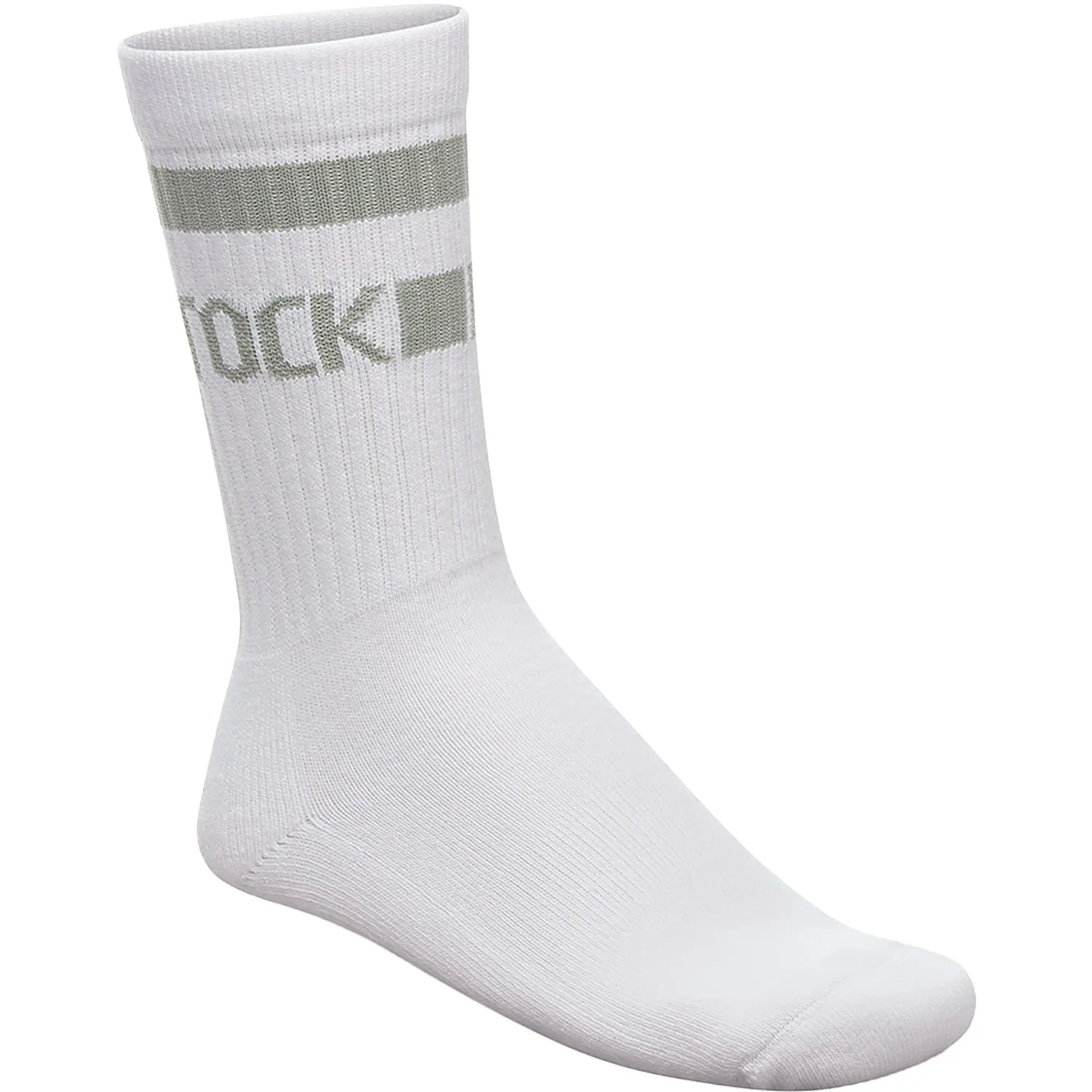 Women's Birkenstock Cotton Crew Stripe White/Pure Sage