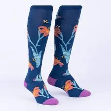 Women's Knee High Sock - Hmmmmmingbird