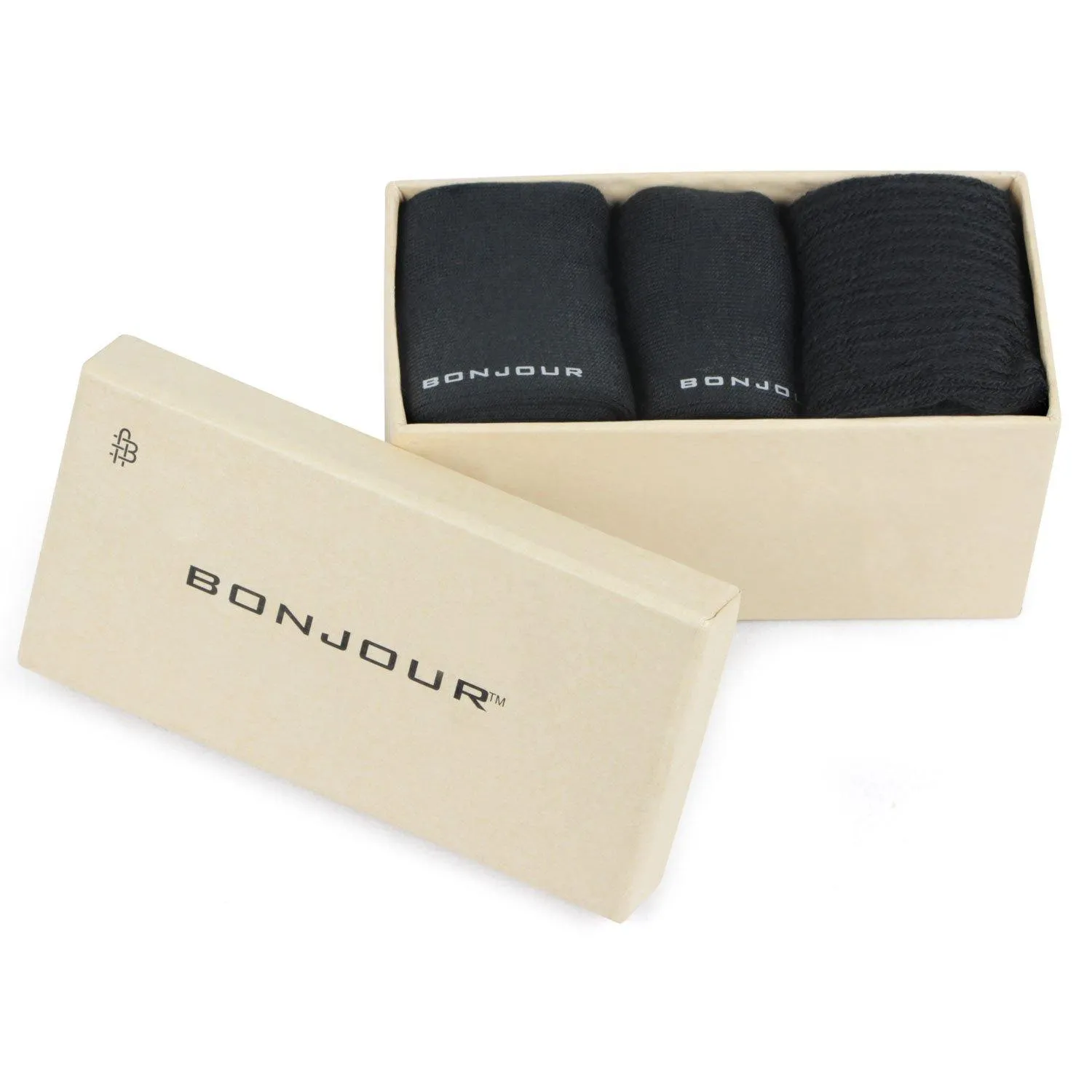 Women's Woolen Socks (Black) - Pack of 3