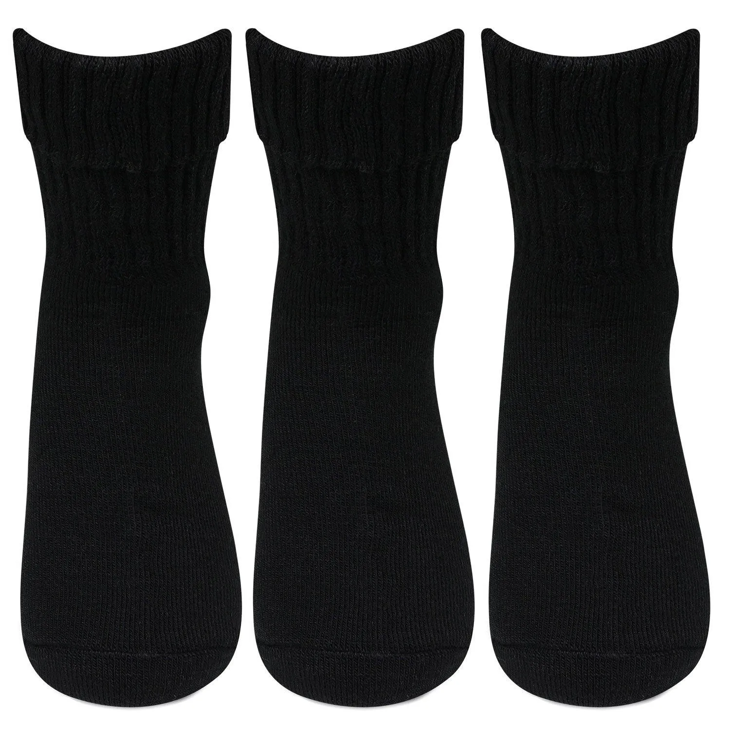 Women's Woolen Socks (Black) - Pack of 3