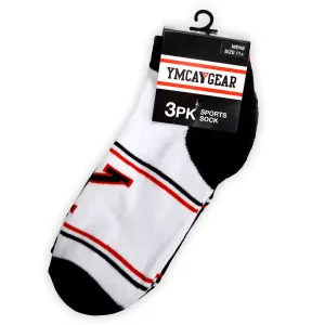 YMCA Mens Varsity 3-Pack Sports Socks (11 )