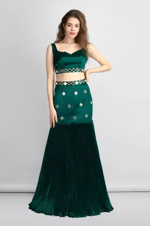 Zari Embroidered Lehenga Set